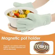 Wood Magnetic Pot Trivet Magnetic Trivet Round Pot Holder Reusable Trivets