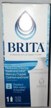 Brita Standard Replacement Filters ONE SINGLE New In Box