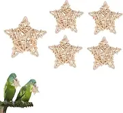 XUTONG 5pcs Small Animal Chew Toy for Rabbits Bird Pet Chew Toy Tooth Cleaning Toy Wedding Decoration Hamster Carrier Cage