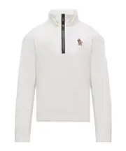 Fleece Zip-Up Sweatshirt 12Y white