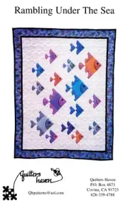 RAMBLING UNDER THE SEA 46 x 60 Fish Quilt Pattern by Quilter's Haven