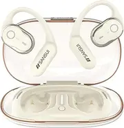 ANSUI Open Ear Earbuds Wireless Bluetooth 5.4 Headphones, 36H Playtime, HiFi Stereo, ENC Clear Calls, Lightweight Sports Earphones for Running & Workouts, White
