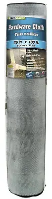 YardGard 308183B Galvanized Metal Hardware Cloth Fence, 1/8-In. Mesh, 27-Ga.,