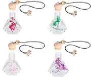 PLAFOPE 4Pcs Car Air Freshener Replacement Empty Perfume Bottle Pendant Air Purifying Car Hanging Decor Car Interior Accessory