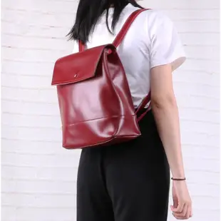 【台灣出貨+超取免運】女士真皮復古後背包Ladies Genuine leather backpack