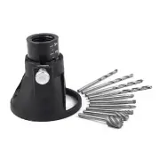 Large Window Wood Cutting Guide HSS Router With Drill Bits Set For Dremel D