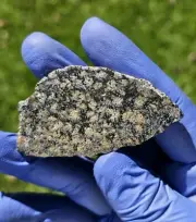 Meteorite**El Milhas 007, Lunar Anorthositic Troctolite**10.133 gram slice, Rare