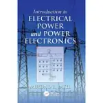 INTRODUCTION TO ELECTRICAL POWER AND POWER ELECTRONICS