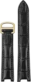 [XNWKF] Genuine Leather Watchband Men Women For Cartier PASHA W3108/HPI004 Folding Buckle Concave Strap 21x15m 20x12mm 18x10mm Watchbands