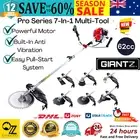 62cc Pole Saw Brush Cutter Whipper Snipper Trimmer Petrol Brushcutter Chainsaw