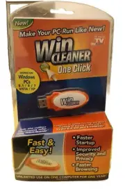 New Win Cleaner USB As Seen on TV One Click PC Computer