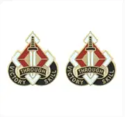 GENUINE U.S. ARMY CREST: MANEUVER SUPPORT COMMAND - VICTORY THROUGH SKILL