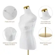 White Female Mannequin Dressmaker Stand Model Manikin Torso Dummy Display 180CM
