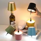 Wireless Bottle Lamp Color Stepless Dimming LED Wine Bottle Lamp Cordless Lamp