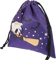 Parliky Halloween Drawstring Present Bags Cute Dwarf Print Design for Candy Snacks and Treats Halloween Party Favor Supplies