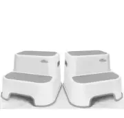 [New Version] Wider Dual Height 2 Step Stool for Kids | Toddler'S Stool for Pott