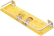 Ｂｅｓｇａ Shelf for Shower Storage, Over The Toilet Storage Rack Wall Mounted Space Saver Fashion Shampoo Holder Bathroom Storage Rack, Yellow