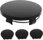 ETHZZLE 4pcs Wheel Hub Center Caps Set Elegant Curved Design for Car Rims Quick Installation Fits Outer Wheel Decoration and Protection