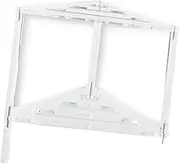 Pitycbo Corner Shower Stool for Shaving Legs, Multi-Use Shelf for Inside Shower