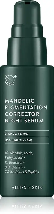 Allies of Skin Mandelic night serum to unify skin tone 30 ml