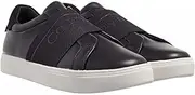 [Calvin Klein] Women's Clean Cupsole Slip-On Leather Sneaker