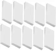 Hoement Guitar Nut Blank 10pcs Set Acoustic Guitar Bone Nut 51x19x5mm Improve Tone and Resonance