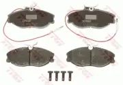 TRW GDB1259 FRONT Brake Pad Set - SUITS PEUGEOT 306 / CITREON ZX XSARA ESTATE (for: Peugeot)