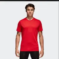 在飛比找蝦皮購物優惠-愛迪達速乾T shirt 紅色全新 只有一件M號ADIDAS