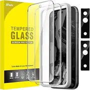 [JETech] Screen Protector for Google Pixel 8a 6.1-Inch with Camera Lens Protector, Easy Installation Tool, Fingerprint Compatible, Tempered Glass Film, HD Clear, 2-Pack Each