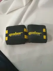 Gabor Fitness Wrist Wraps Heavy Duty 18" Black & Yellow. (51)