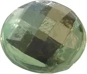 Coloured Crystal Bling i Phone 6 5s 5c 5 4 3 home Button Stickers, i phone home button stickers decals, i pad, i pod i phone accessories (Light Green)