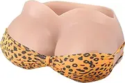 [YEEFAIRY] Silicone Crossdresser Breastplate Strapless Bandeau for Trans Woman Tube Top Fake Chest with Elastic Adjustable Strap Breast Forms Cotton Filled Transgender Cosplay