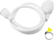 Belt Clip Badge Holder,Portable Rubber Hose Nozzle, Pet Shower Head Single Tap Shower Spray Hose, Shampoo Sprayer Quick Contact Nozzle Handheld Showerhead, Handheld Showerhead