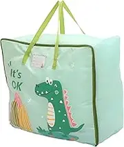 FONDOTIN Capacity Cartoon Quilt Storage Bag Lightweight and Portable Bedding Organizer for Moisture and Dust Protection for Home Use and Moving