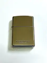 Zippo Armor Case Titanium Platinum Plating Silver Side Logo Oil Lighter New Jp