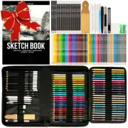 74 Pack Drawing Kit with Drawing Pencils - Drawing Set for Sketching, Pro Ske...