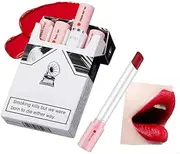 Lipstick Cigarettes, Smoke Pipe Color Changing Lipstick, Waterproof Long Lasting Matte Lip Color, Makeup Care Moisturizer Balm Gloss for Women