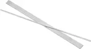 uxcell 5 Pcs Square Steel Key Stock, 1/8" x 1/8" x 12" Cold-Drawn 45# Steel Bars Precision Key Stock for Gearbox Coupling, Silver Tone
