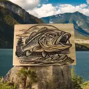 Bass Jumping Laser Engraved Cutting Board, Hand Made In Montana
