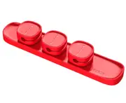 Mini Magnetic Wire Clip Data Cable Storage Tool Convenient and Creative Desktop Finishing Buckle-Red