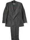 New HUGO BOSS Mens DaVinci Lucca Slim Fit Grey Wool Suit sz 40R Italy NWT