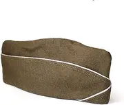 [ANQIAO] Replica WW2 US Airborne Officer Cap Wool Hat Parachute