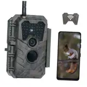 Trail Camera P90 Pro, WiFi Bluetooth, Super-Low-Light Sensitivity, 120° View