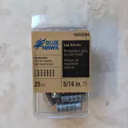 Blue Hawk 25-Pack 5/16" x "Short" Lead Anchors, Lag Shields 0033294 - New/Sealed