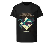 Minecraft Childrens/Kids Ender Dragon T-Shirt (Black) - HE484