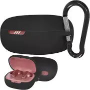 Silicone Case Cover for JBL Live Pro 2TWS Earbuds Protective Skin with Keychain