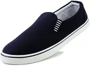 DUNLOP Mens Canvas Shoes Slip On Boat Deck Yachting Summer Plimsoll Casual Pumps Trainers