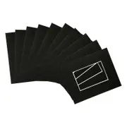 Nicola Spring A4 Frame Picture Mounts - for A5 (6" x 8") Image - Pack of 10