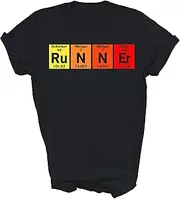 [TYGOS] Funny Runners Periodic Table Runner Gift Unisex Shirt Women Men