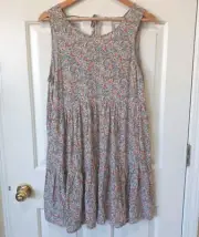 NWT! AMERICAN EAGLE Women's Floral Casual Peasant County Everyday Summer Dress M